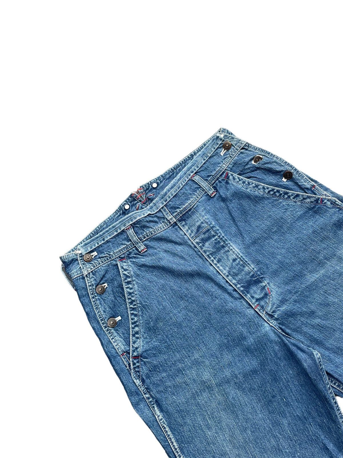 Japanese Brand Vintage Mens Batsu Denim Size US 34 / EU 50 - 4 Thumbnail