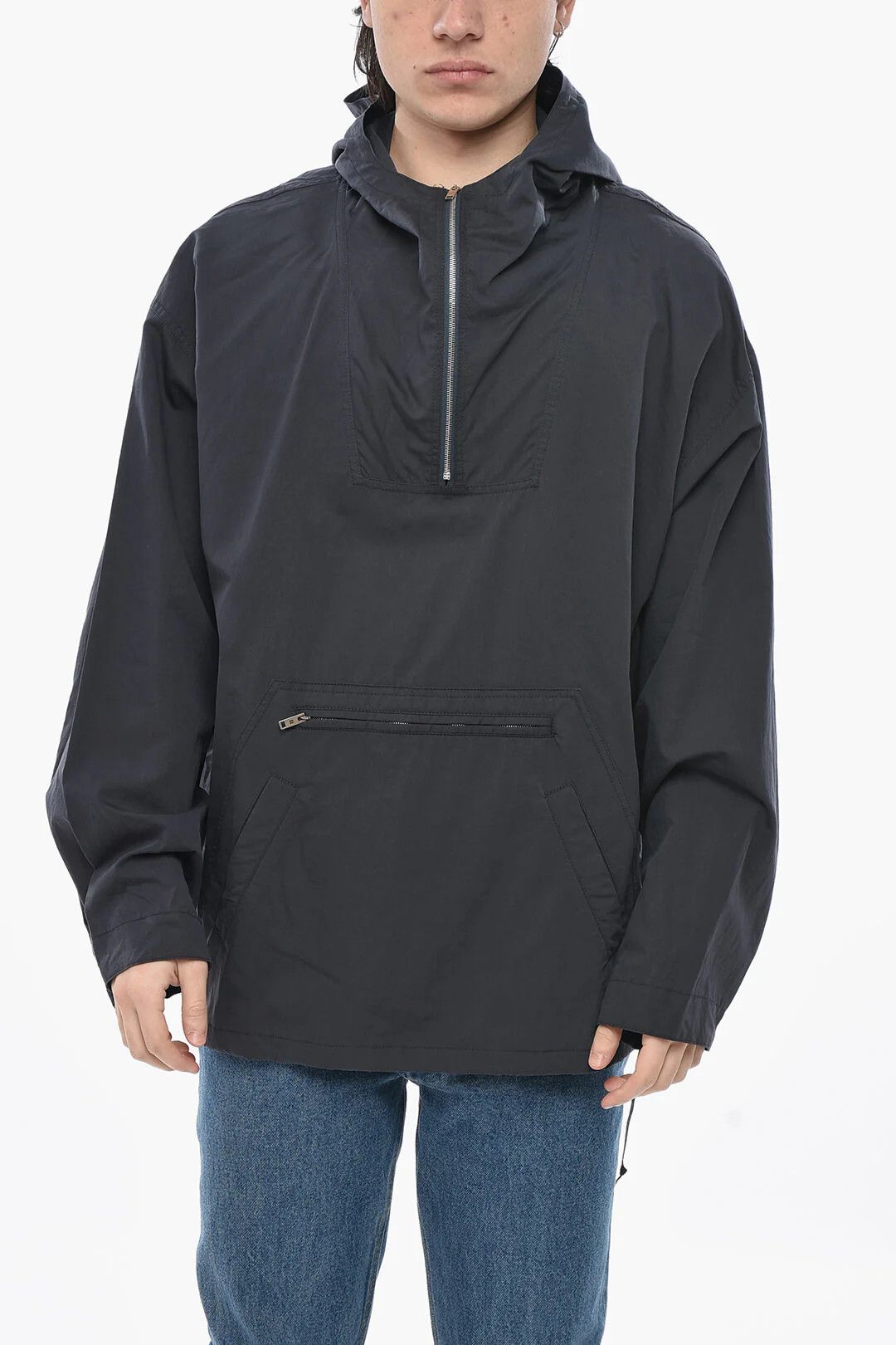 Givenchy og1mm0326 Cotton-Blend Anorak Jacket in Blue Size US M / EU 48-50 / 2 - 1 Thumbnail