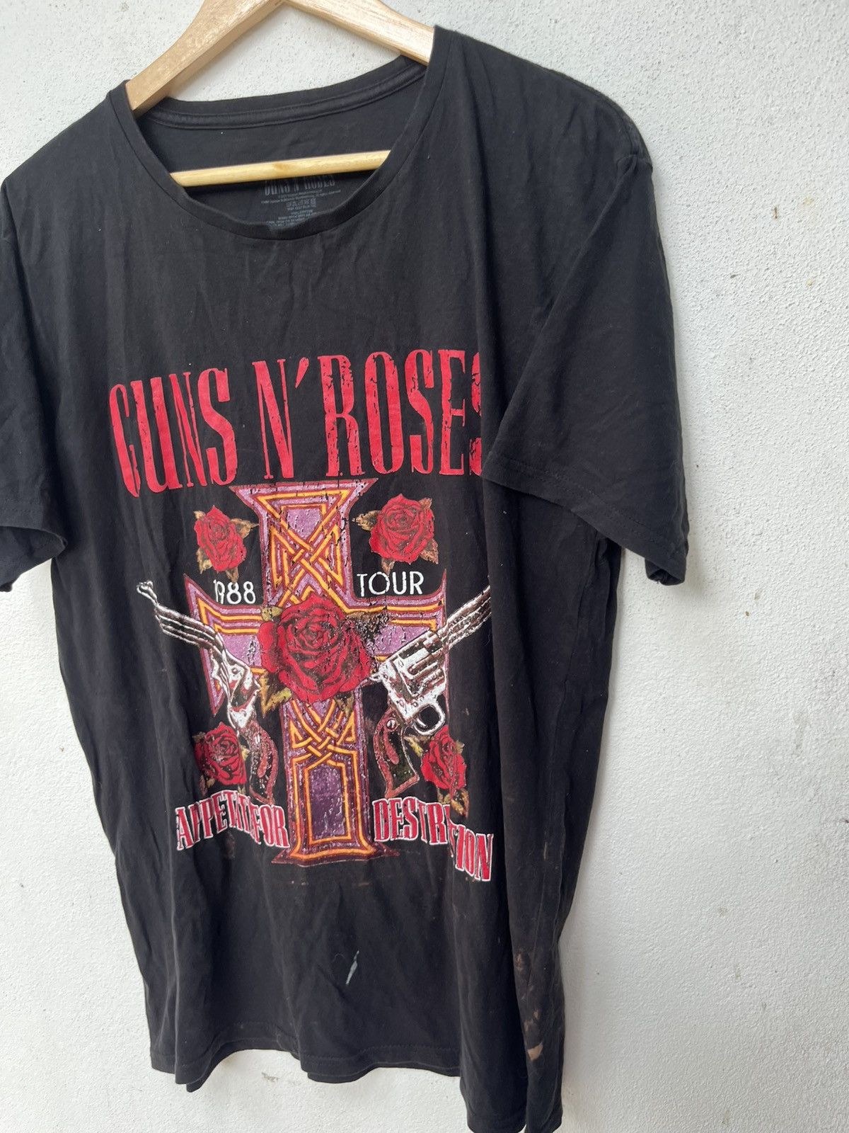 Band Tees 💥Guns N Roses 1988 Repro Tour Tee Size US M / EU 48-50 / 2 - 3 Thumbnail