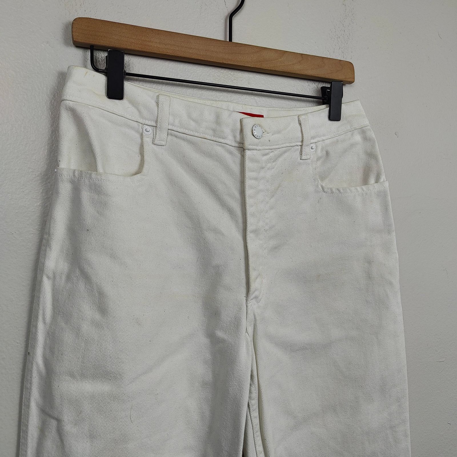Eckhaus Latta Eckhaus Latta El Jeans Womens 30 White High Rise Size 30" / US 8 / IT 44 - 2 Thumbnail