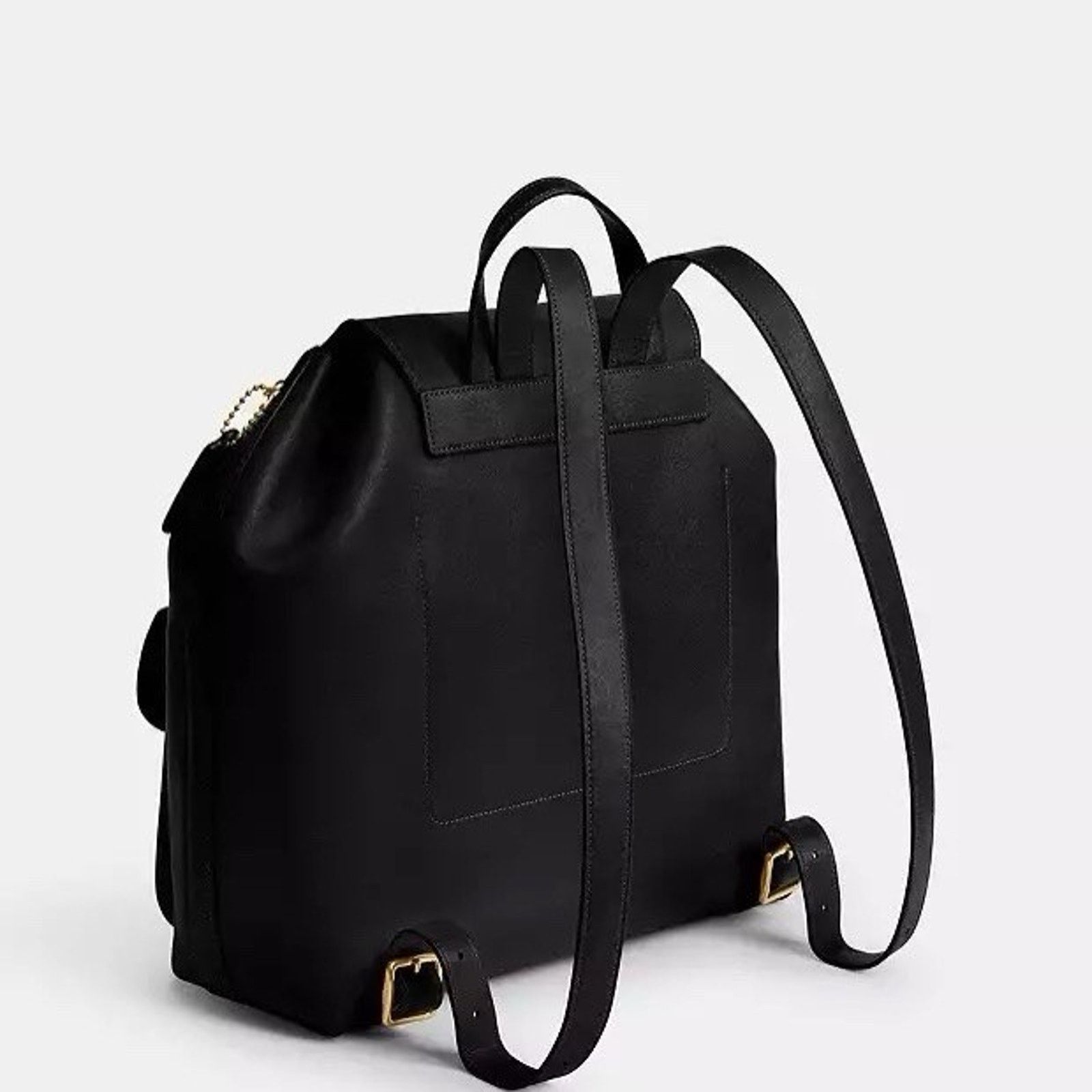 Coach NWT COACH Crosby Backpack Bag Brass/Black leather CY279 Size ONE SIZE - 13 Thumbnail