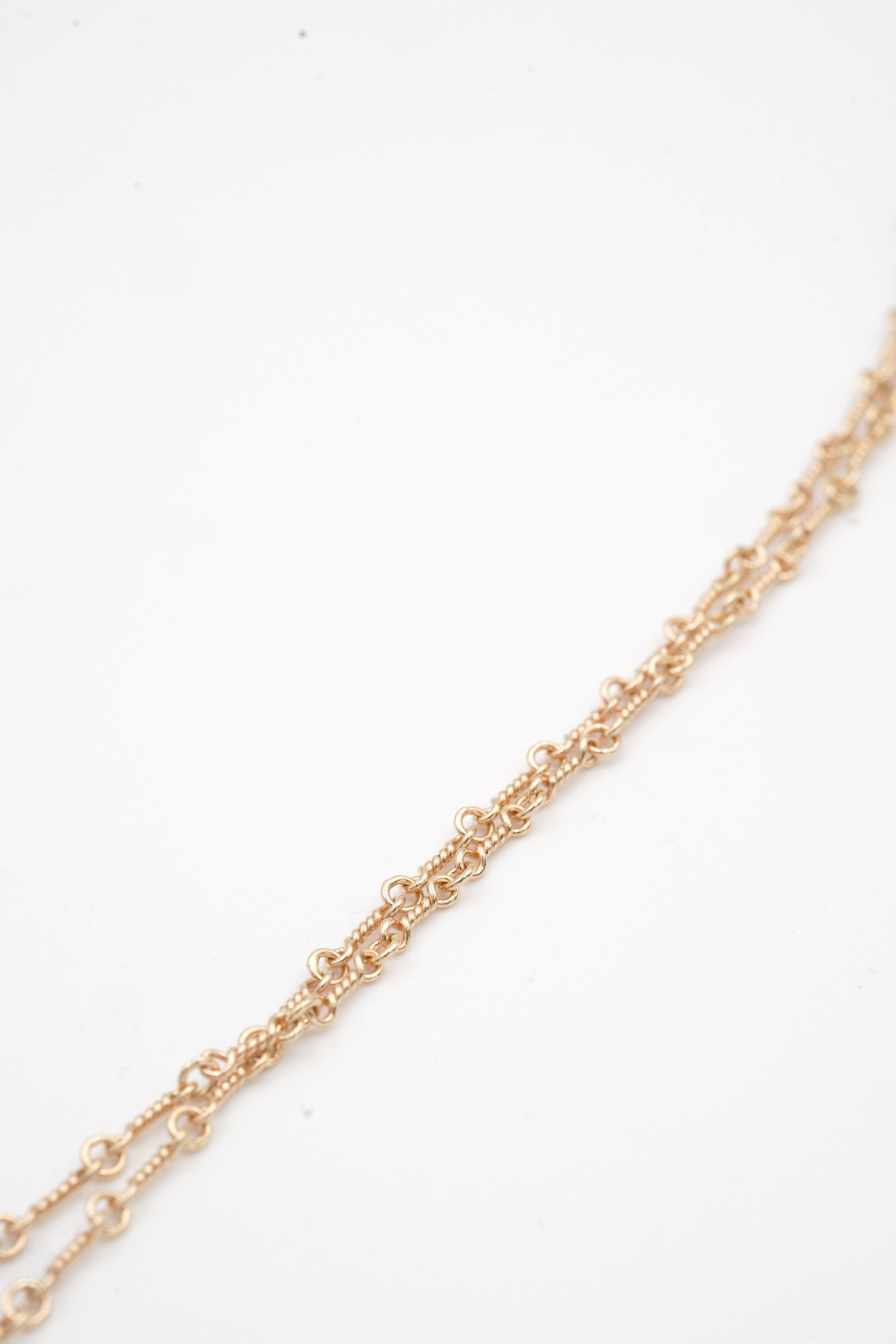 Chrome Hearts 22K Gold Twist Chain Necklace - 20 inch