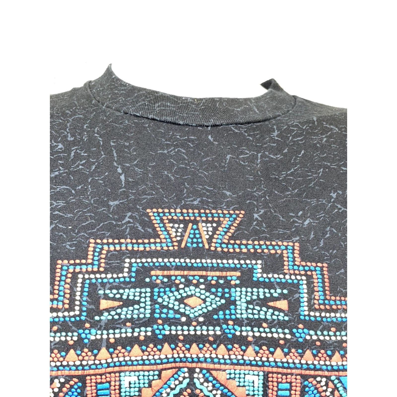 Jerzees VINTAGE Jeerzes Santa Fe 92 Wild West Graphic T-Shirt Mens L USA Black USA 90s Wild West Mens L Size US L / EU 52-54 / 3 - 2 Thumbnail