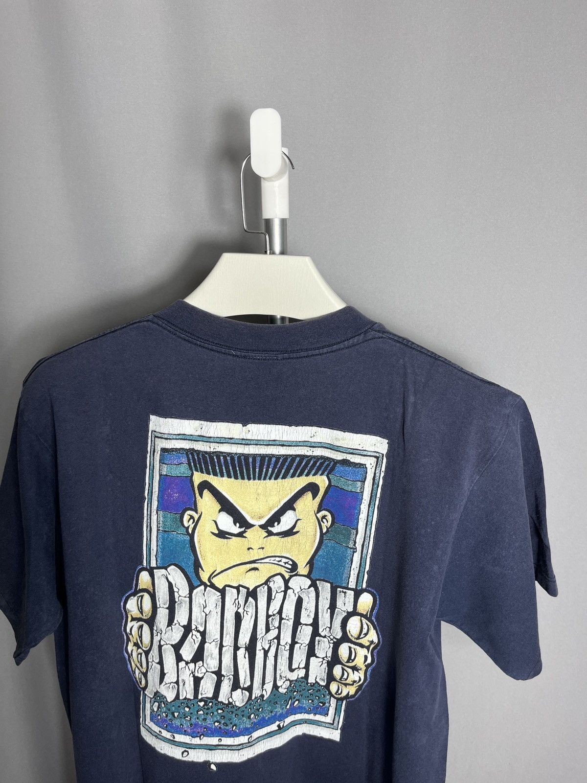 Band Tees bad boy 90s shirt vintage print mens blue skateboard LARGE Size US L / EU 52-54 / 3 - 9 Thumbnail
