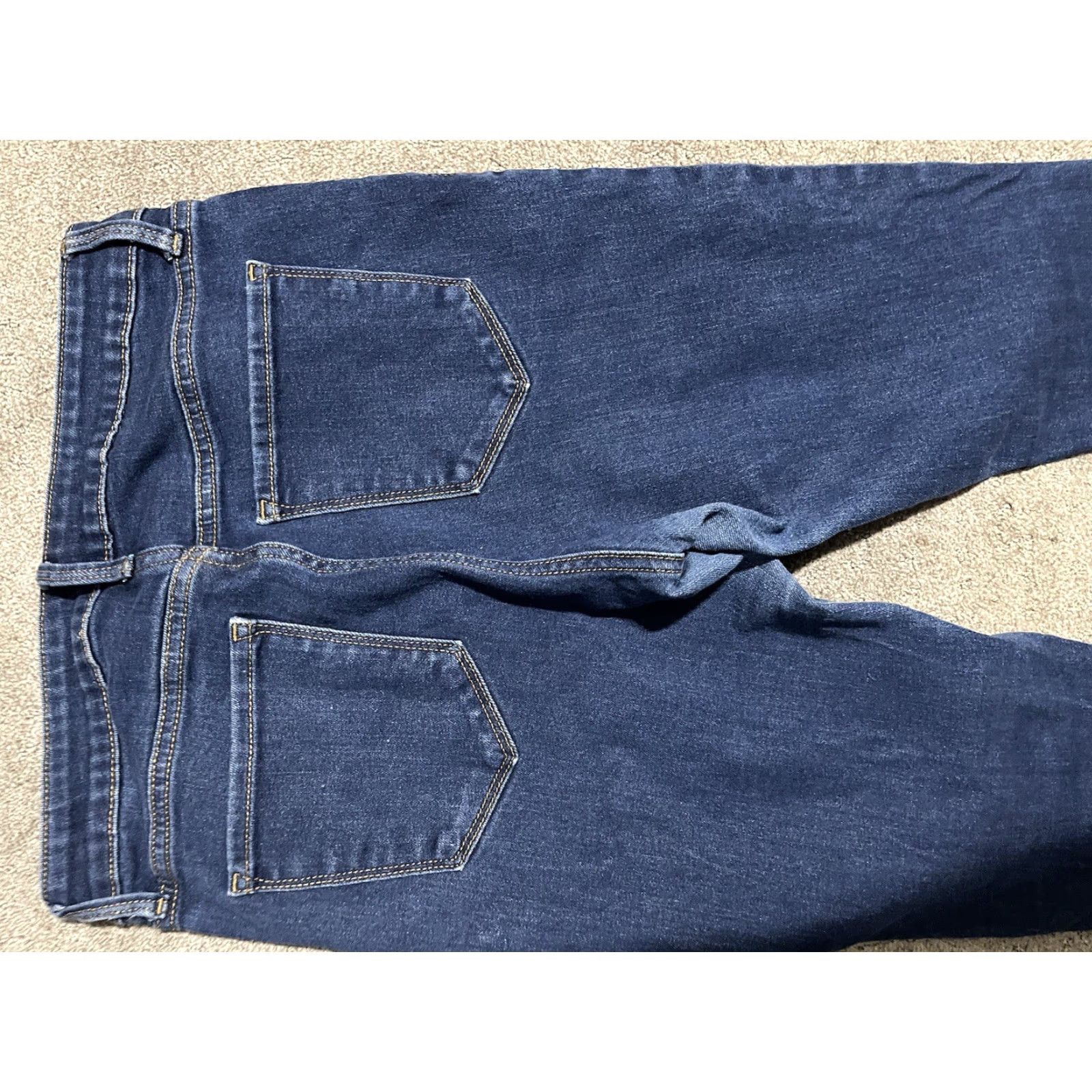 Old Navy Old Navy Womens Super Skinny Jeans Size 10 Regular Hi rise Slim Skinny Jeans Womens Size 32" / US 10 / IT 46 - 4 Thumbnail