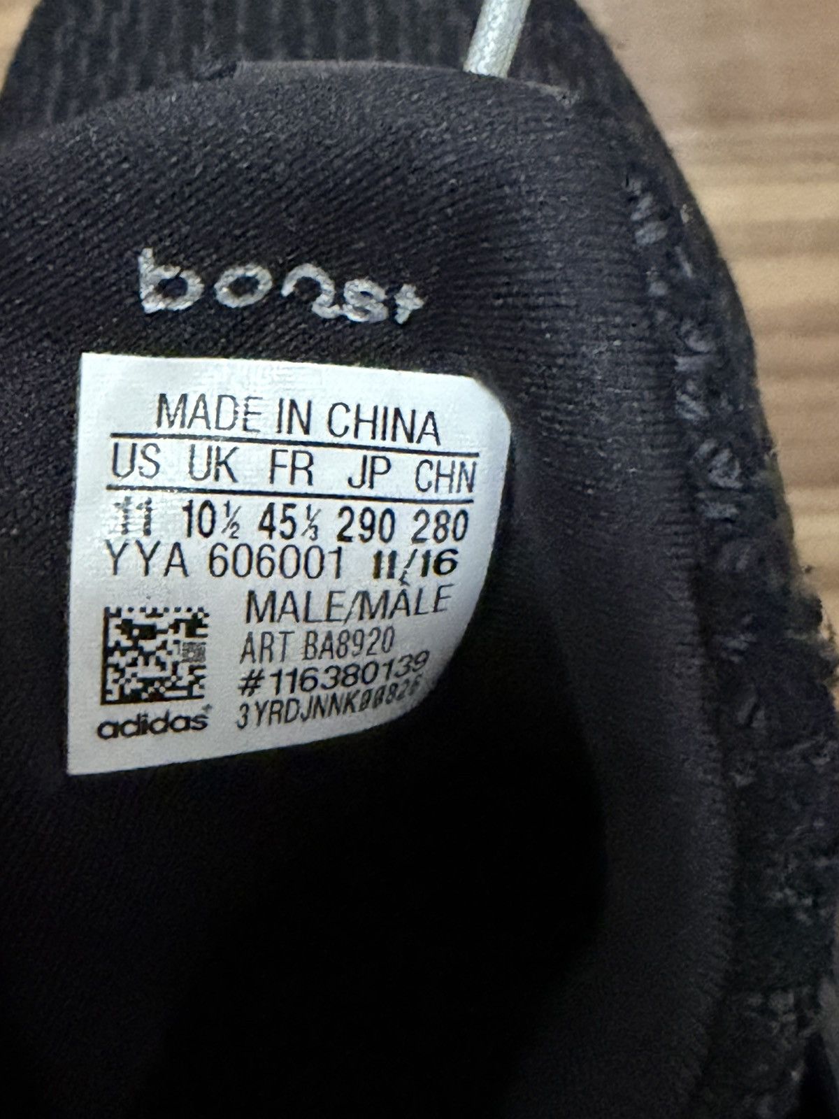 Adidas Adidas Ultra-boost Size US 11 / EU 44 - 6 Thumbnail