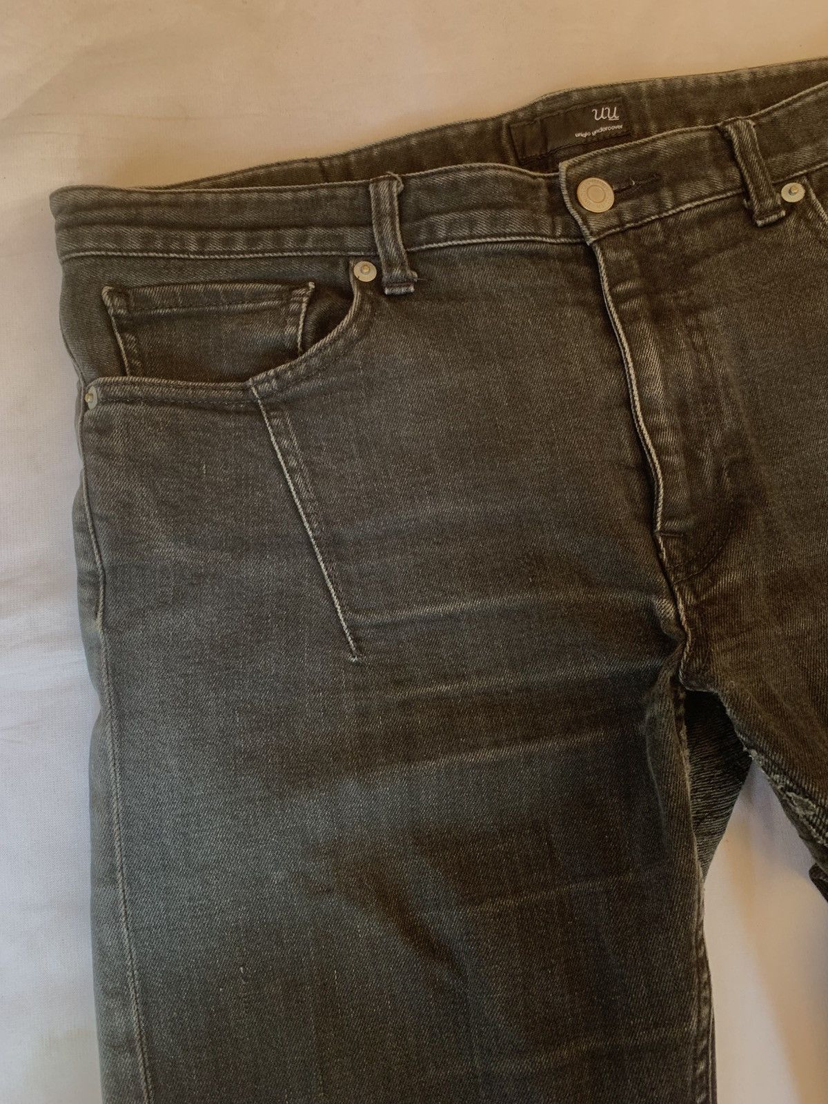 Hysteric Glamour × Undercover UU UNDERCOVER JEANS BLACK CARGO ZIPPER POCKET Size US 34 / EU 50 - 7 Thumbnail