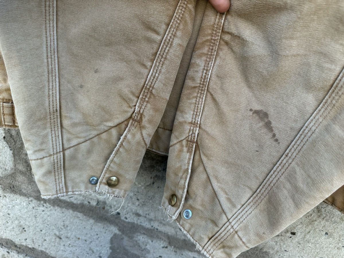 Carhartt × Vintage Vintage 90s Carhartt J001 BRN Detroit Jacket – Made in USA Size US XL / EU 56 / 4 - 12 Thumbnail