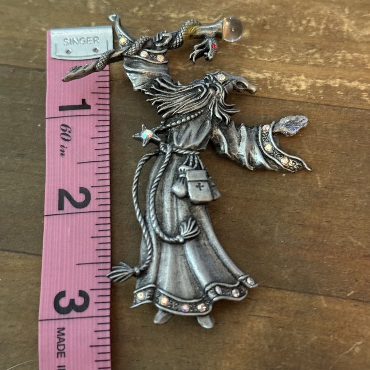 Vintage Vintage Jonette Jewelry large pewter wizard brooch Size ONE SIZE - 2 Thumbnail