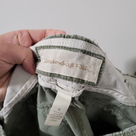 Abercrombie & Fitch Vintage Y2K Abercrombie & Fitch Green Cargo Capri Pants Size 28" / US 6 / IT 42 - 3 Thumbnail