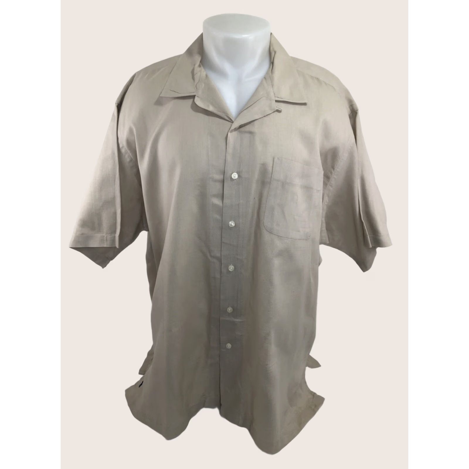 Polo Ralph Lauren POLO / RALPH LAUREN CALDWELL Shirt Light Brown XXL / 3X / 4X Embroidered Pony Mens Size US XXL / EU 58 / 5 - 1 Thumbnail