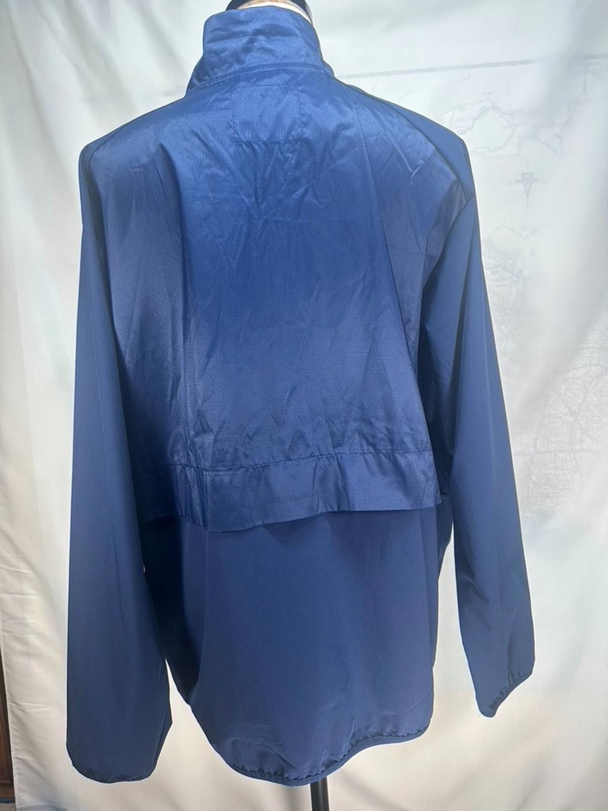 Adidas Adidas Sideline Woven 1/4 Zip FLA Atlantic Blue Owls Mens XL Size ONE SIZE - 2 Thumbnail