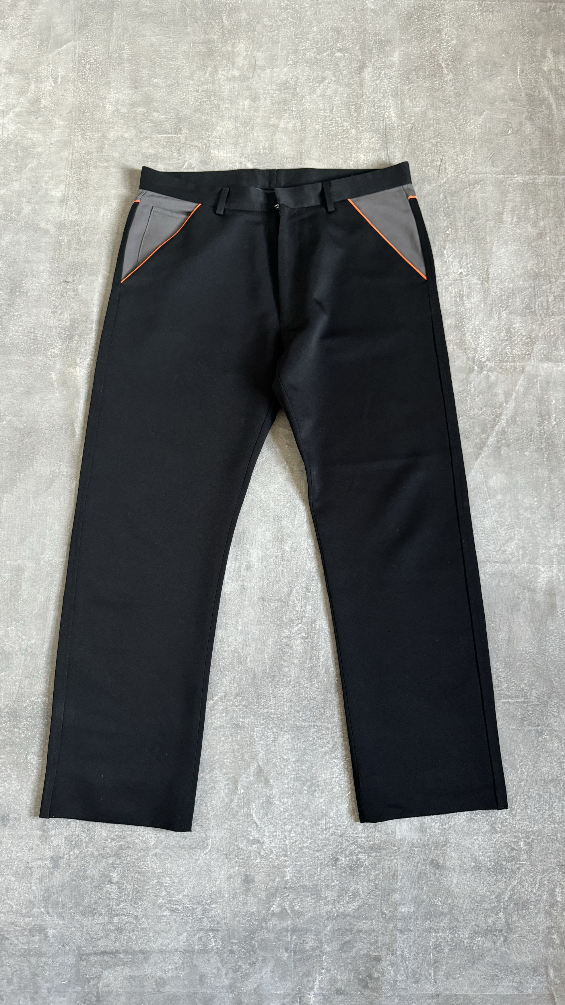 image of Prada Ss16 Runway Racing Pants in Black, Men's (Size 38)