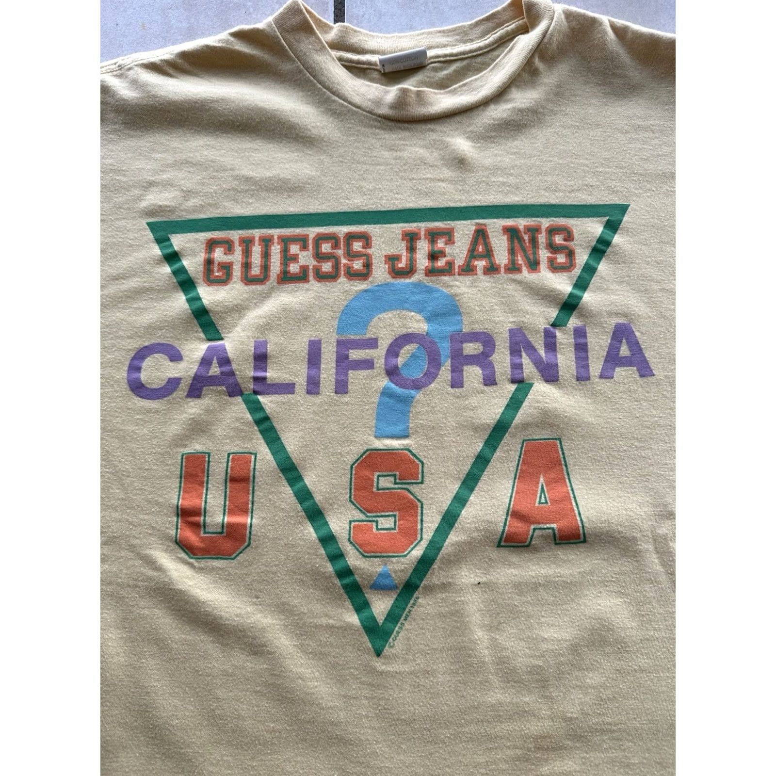 Guess Vintage Guess USA Georges Marciano Tee Shirt L Single Stitch 80’s California Sz Size US L / EU 52-54 / 3 - 2 Thumbnail