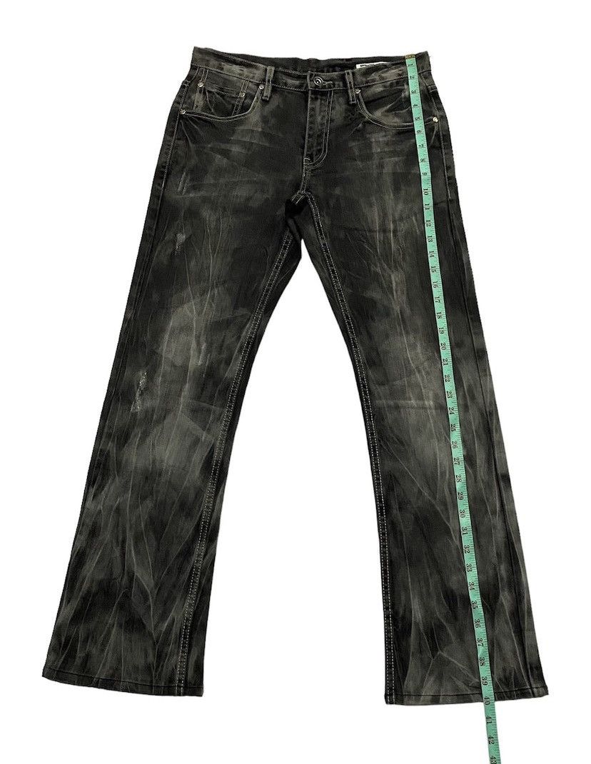 If Six Was Nine × Japanese Brand Semanticdesign Flare Smoke Wash Denim Pants Size US 30 / EU 46 - 6 Thumbnail
