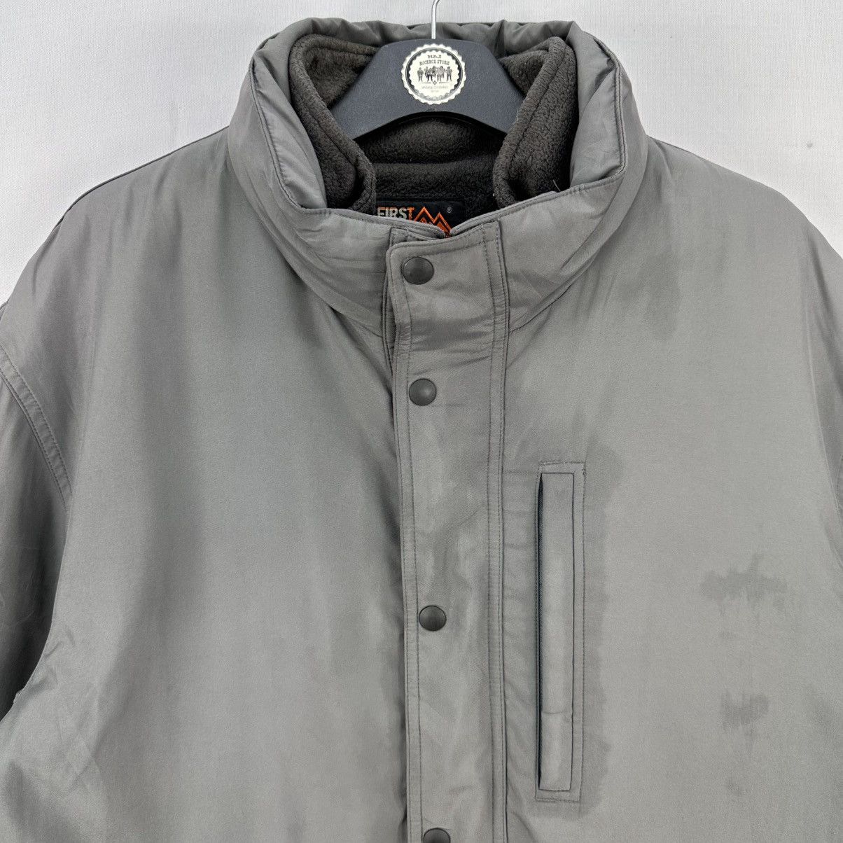 Japanese Brand Vintage 90's First Down Exploration Gear Zipper Jacket Size US L / EU 52-54 / 3 - 8 Thumbnail