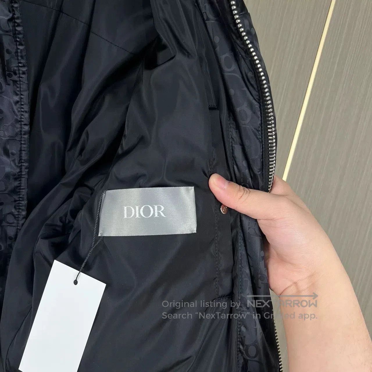 Dior Dior Black Monogram All-Over Down Jacket. Size US S / EU 44-46 / 1 - 6 Thumbnail