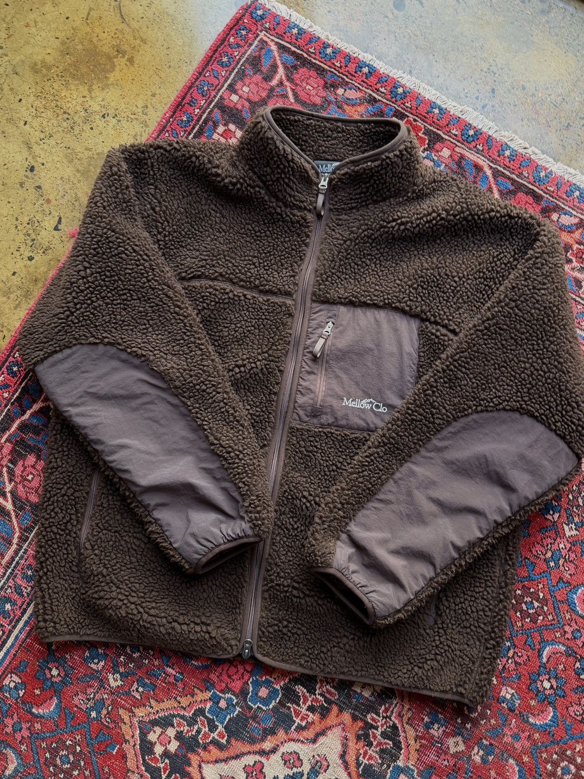 Other Mellow Clo. Cabin Fleece Zip Sherpa Jacket - Teddy Brown Size US XL / EU 56 / 4 - 2 Thumbnail