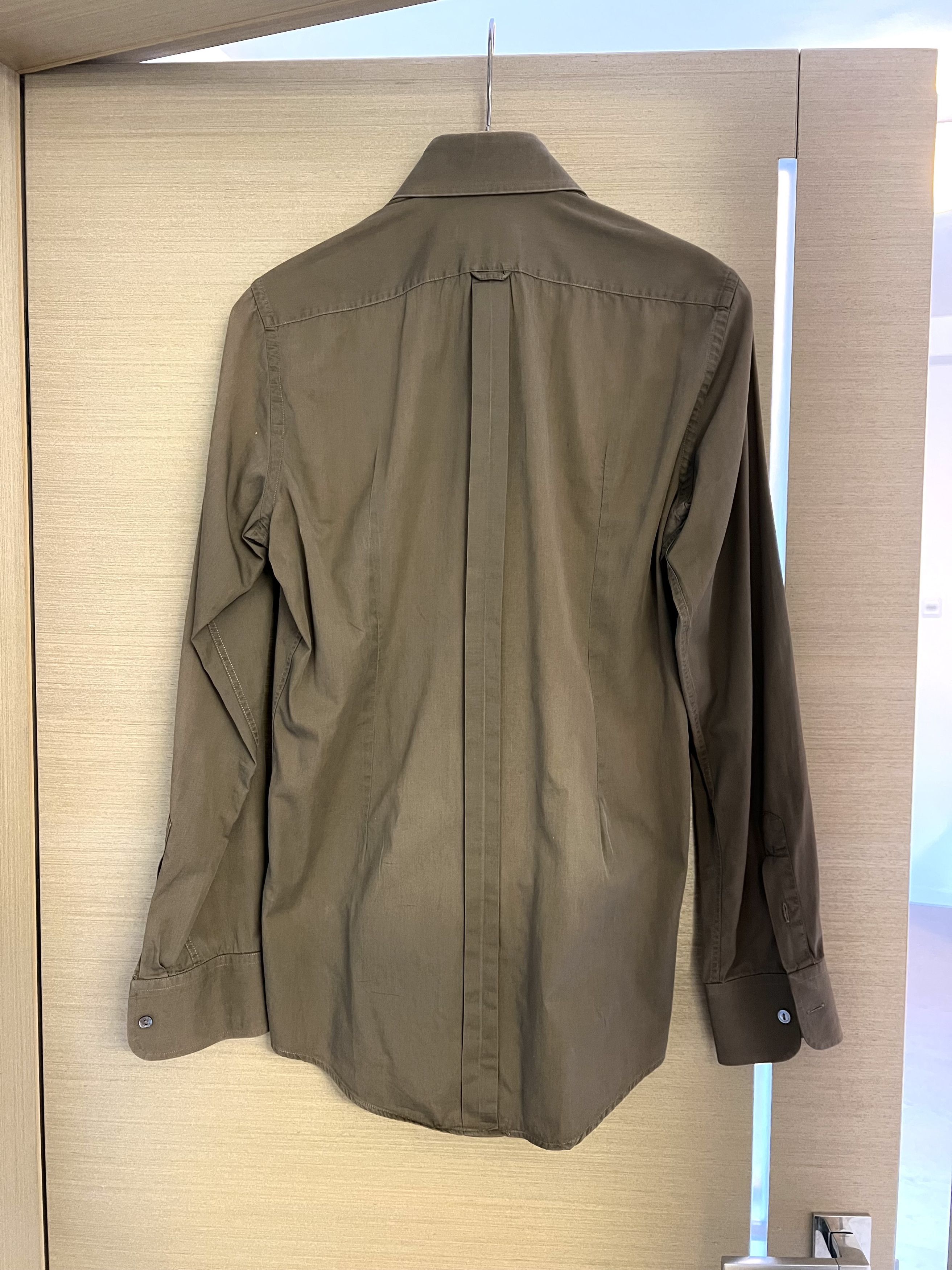 Dolce & Gabbana Vintage Dolce&Gabbana brown point collar dress shirt. Size US L / EU 52-54 / 3 - 3 Thumbnail