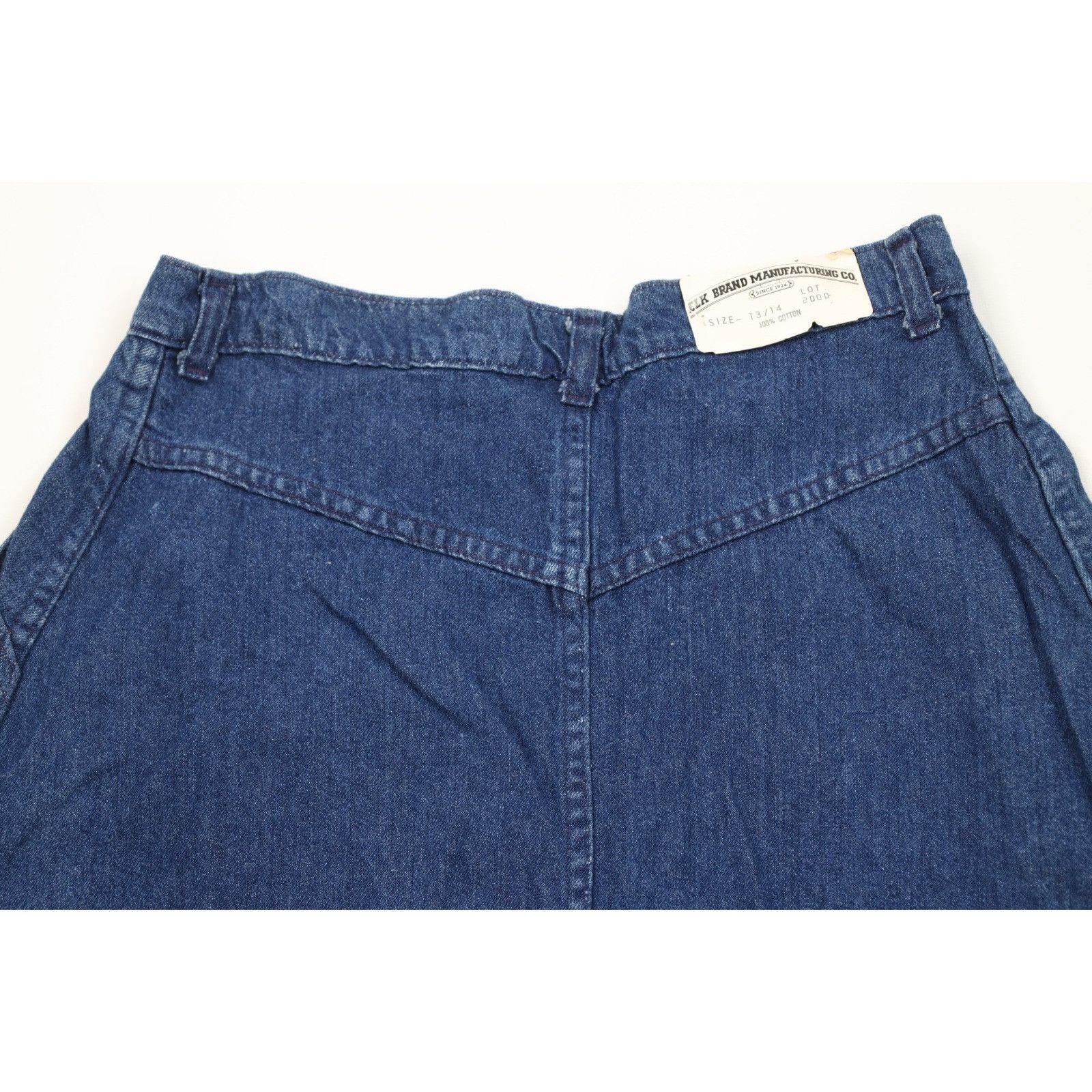Vintage Deadstock Vintage 70s Streetwear Country Denim Skirt Size 36" / US 14 / IT 50 - 10 Thumbnail