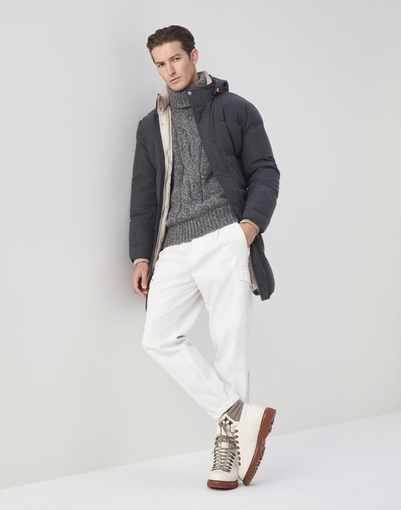 Brunello Cucinelli o1w1db10924 Pants in White Size US 34 / EU 50 - 2 Thumbnail