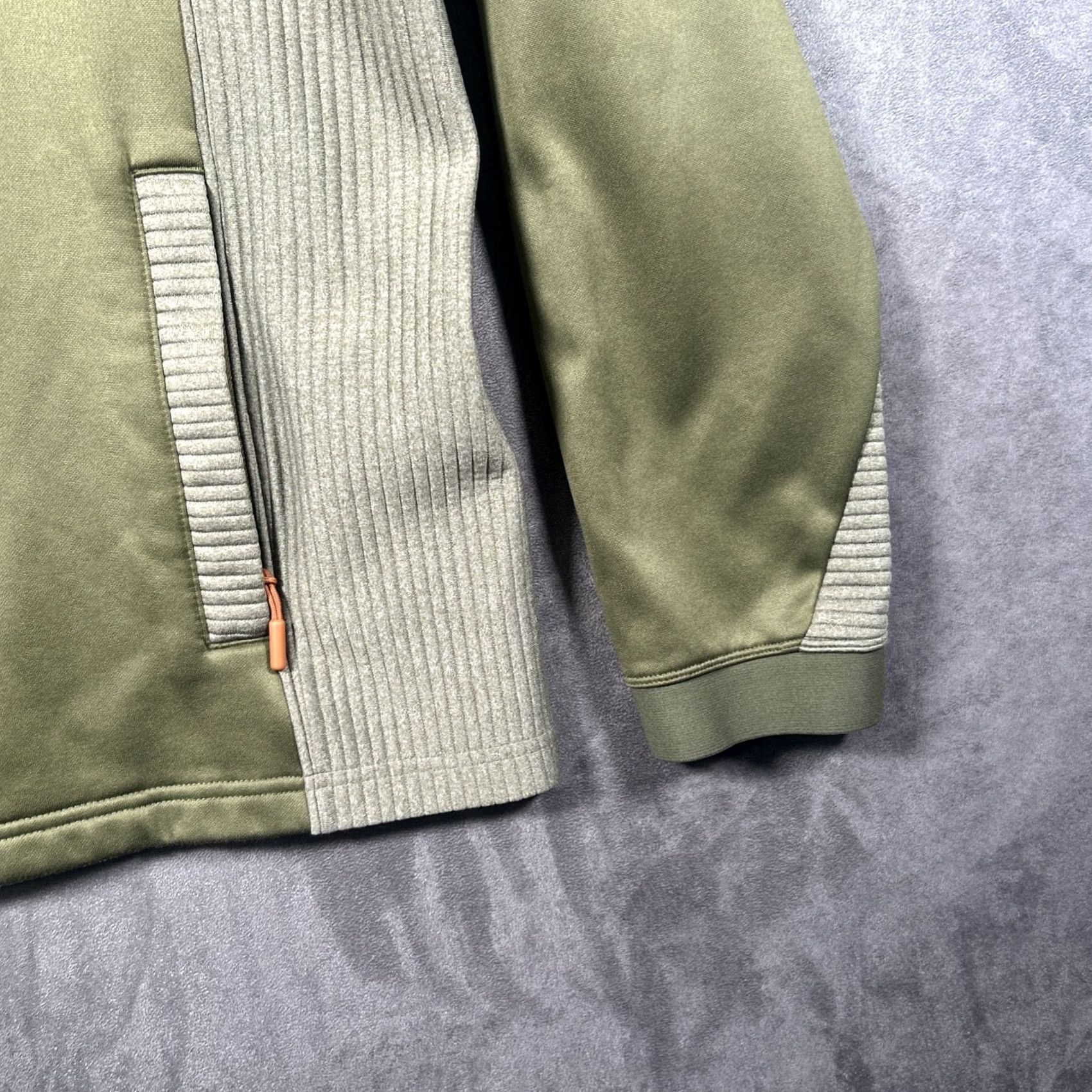 Duluth Trading Company Duluth Trading Co Performance Jacket Mens XL Green Hooded Full Zip Windbreaker USA Flag Outdoor SGDC Size US XL / EU 56 / 4 - 7 Thumbnail
