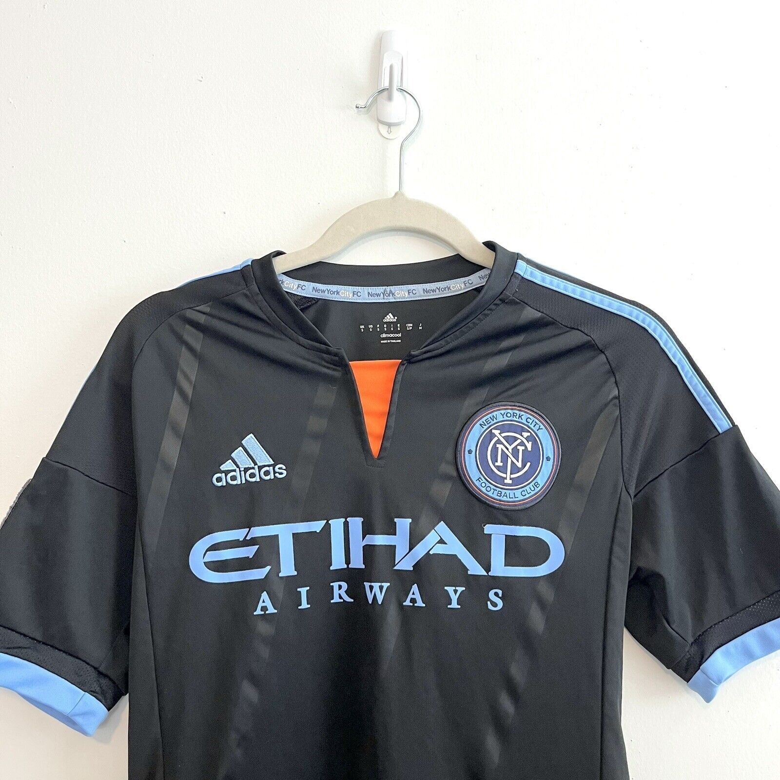 Adidas 2015 New York City FC NYCFC Inaugural Season Adidas Jersey Size US S / EU 44-46 / 1 - 2 Thumbnail