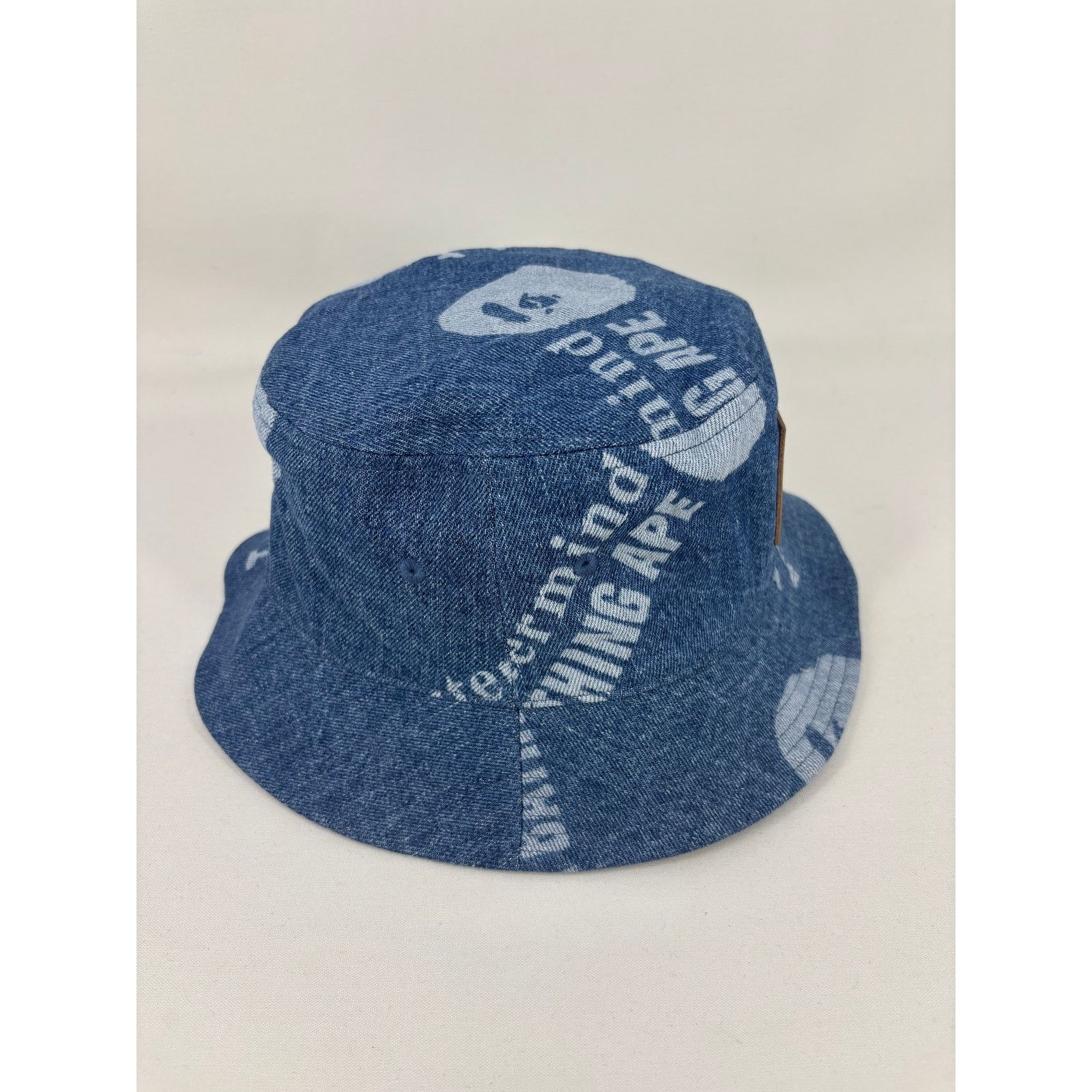Bape Bape X Mastermind World Indigo Denim Bucket Hat Size Large Size ONE SIZE - 4 Thumbnail