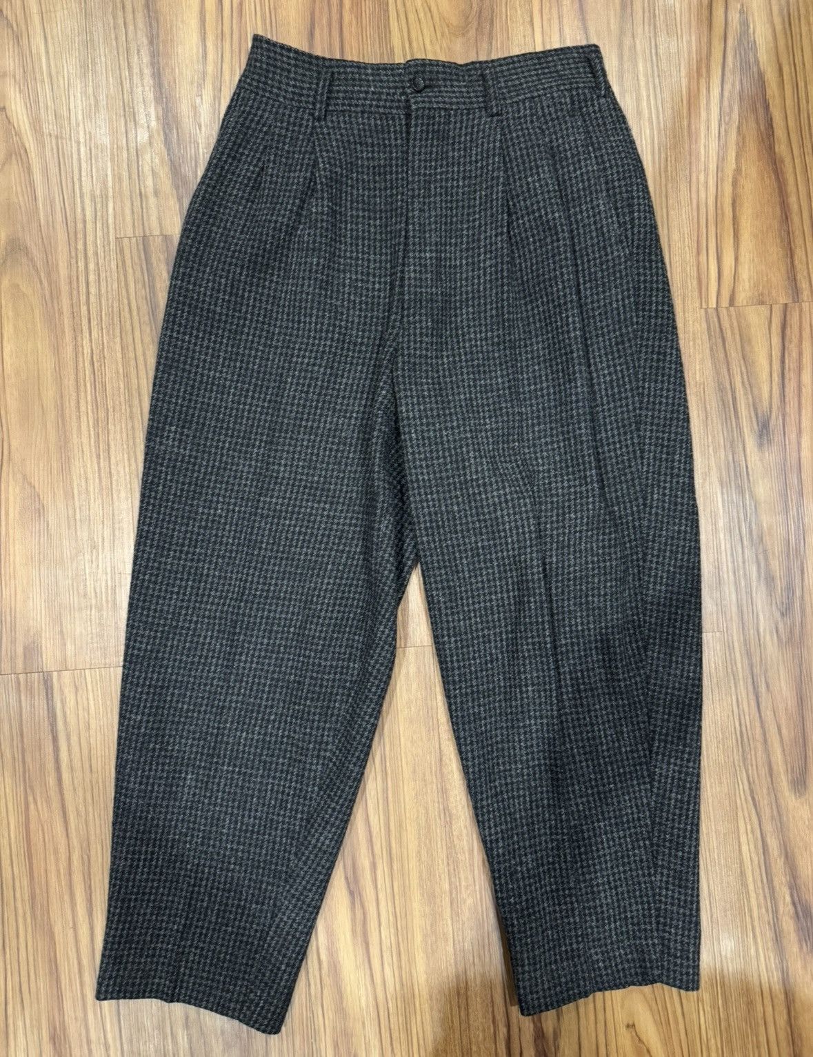 Comme des Garcons Homme Comme des Garcons Thick Wool Pants Size US 30 / EU 46 - 1 Thumbnail