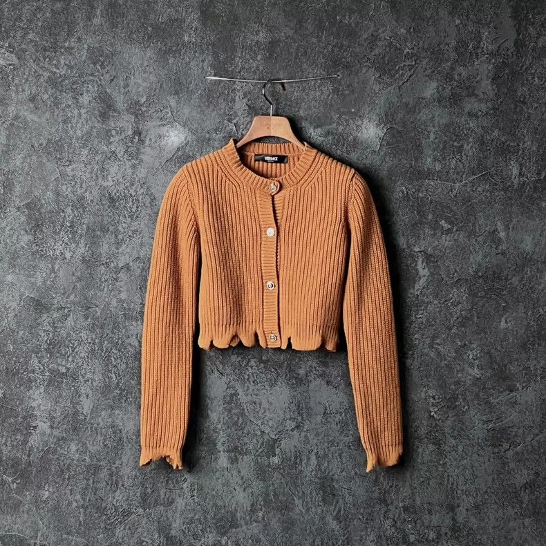 Versace Wool button-down knits