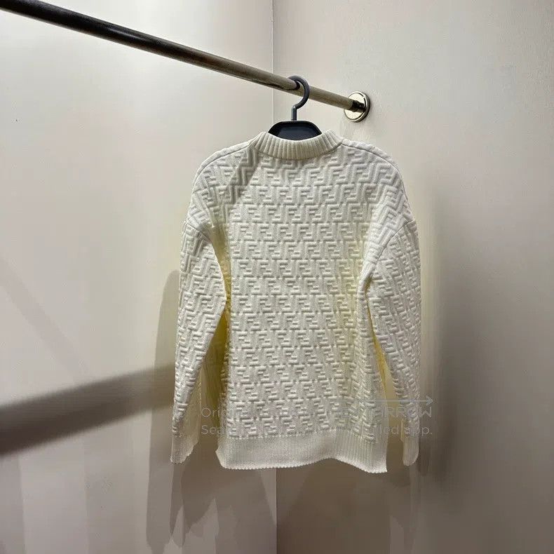 Fendi Fendi Full print double F embossed long-sleeved sweatshirt Size XXS / US 00 / IT 34 - 2 Thumbnail