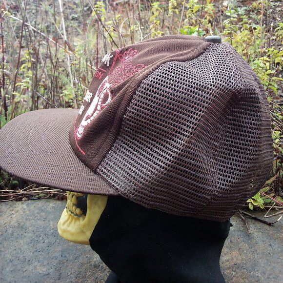 Vintage Vintage Things To Do On A Date Gag Joke Snap Trucker Hat Cap Size ONE SIZE - 3 Thumbnail