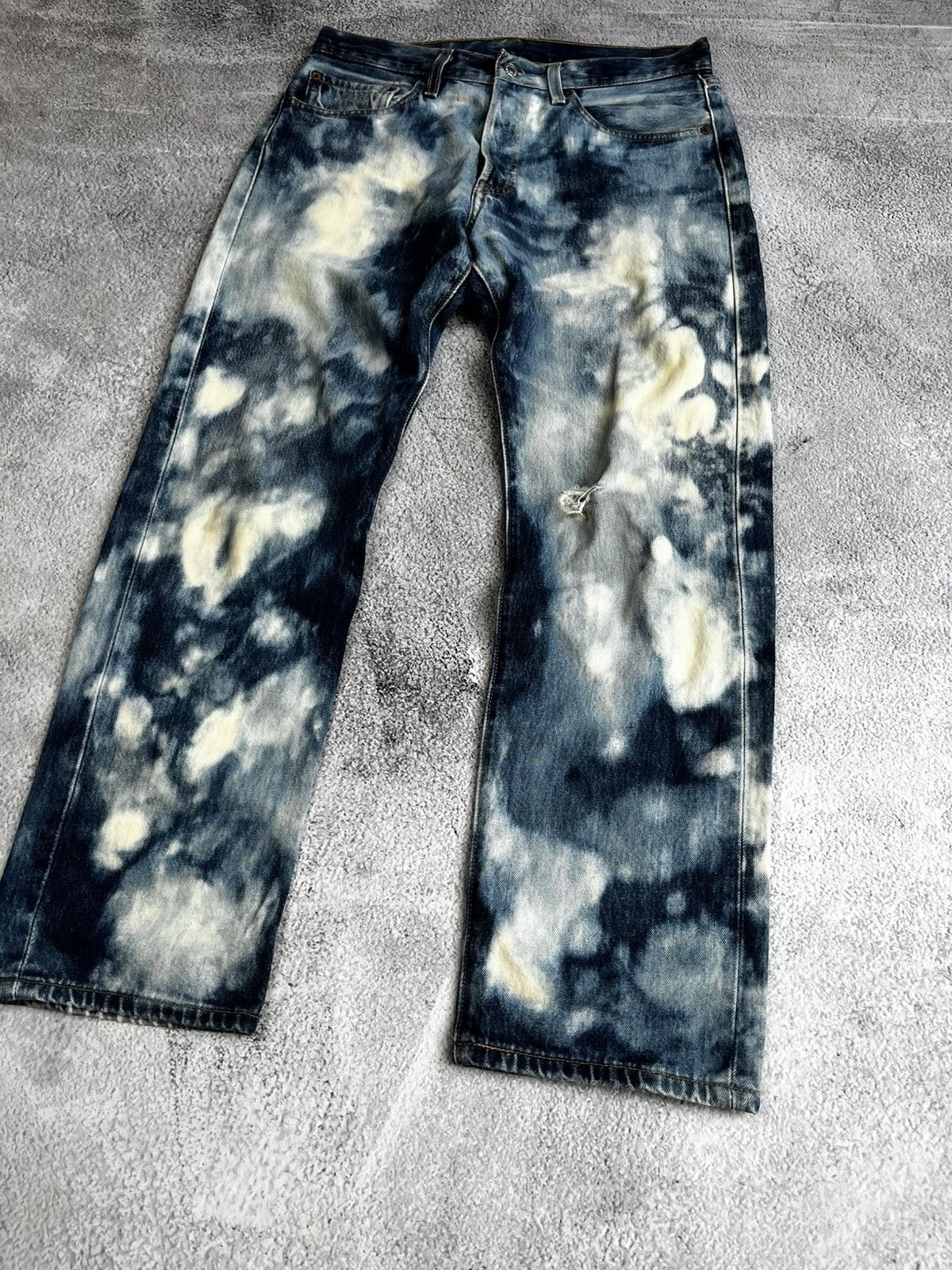 Levi's Vintage Levis 501 Distressed Jeans Size US 32 / EU 48 - 5 Thumbnail