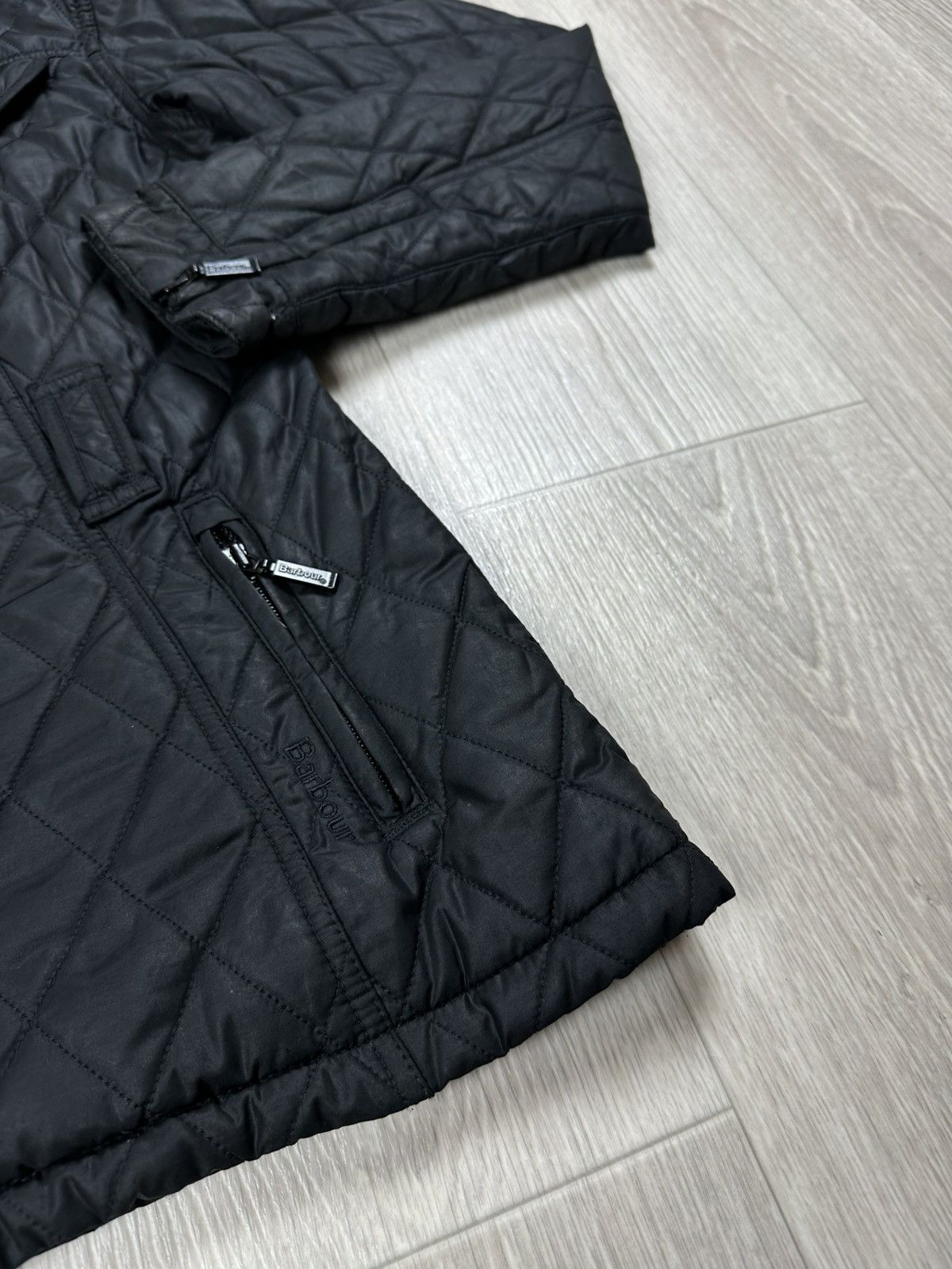 Barbour × Vintage Women Barbour Grace Silken Polarquilted Quilted Jacket Size M / US 6-8 / IT 42-44 - 4 Thumbnail