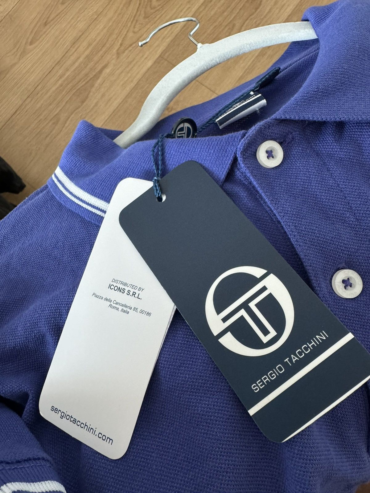 Sergio Tacchini Sergio Tacchini polo shirt blue new with tags Size US S / EU 44-46 / 1 - 7 Thumbnail