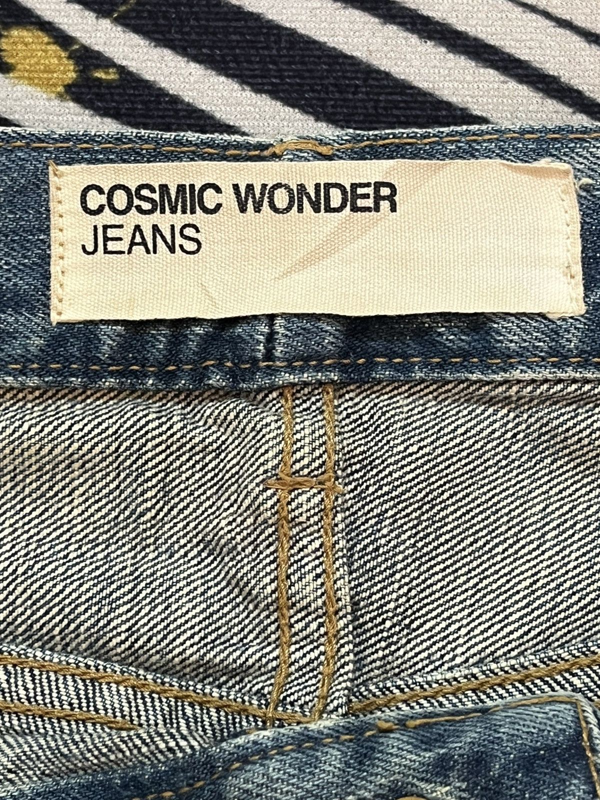 Cosmic Wonder Vintage Cosmic Wonder Flare Patches Madonna Style Denim Size US 31 - 8 Thumbnail