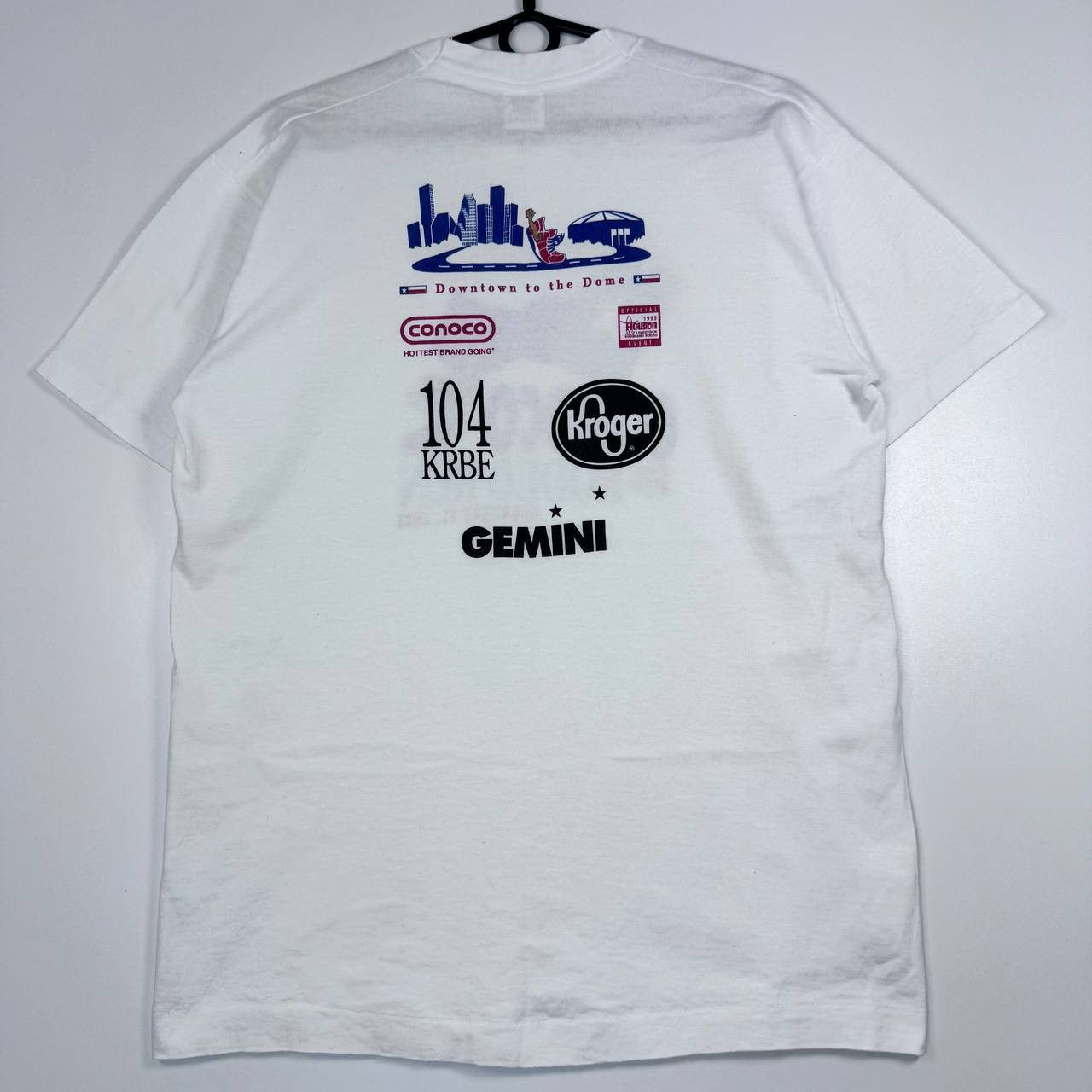 Fruit Of The Loom Vintage 1995 Conoco 10K Rodeo Run T Shirt USA Mens Size M Size US M / EU 48-50 / 2 - 7 Thumbnail