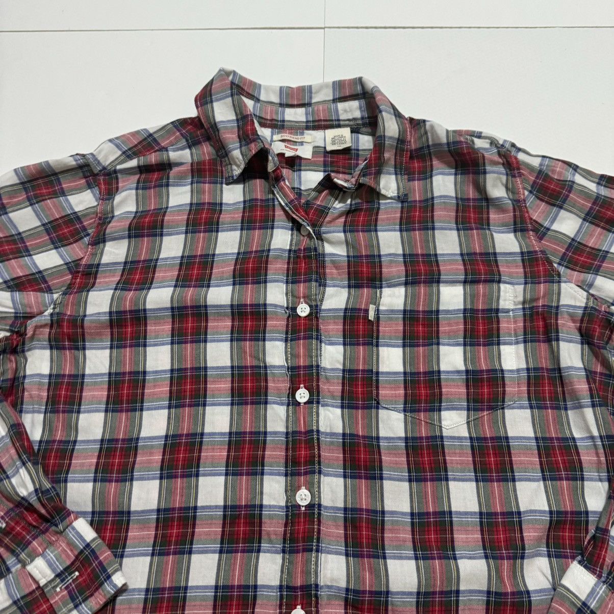 Levi's Levi’s Men’s Shirt Multicoloured Boyfriend Fit Button Up Size US L / EU 52-54 / 3 - 2 Thumbnail