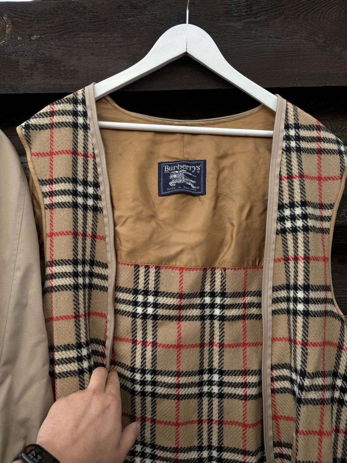 Burberry × Vintage Burberry beige long trench coat with lining vintage Size US L / EU 52-54 / 3 - 10 Thumbnail