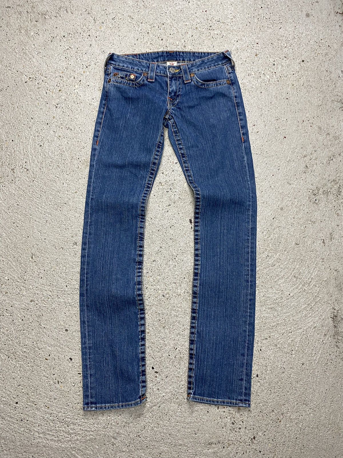 True Religion True religion straight leg jeans stevie made in usa Size 28" / US 6 / IT 42 - 4 Thumbnail