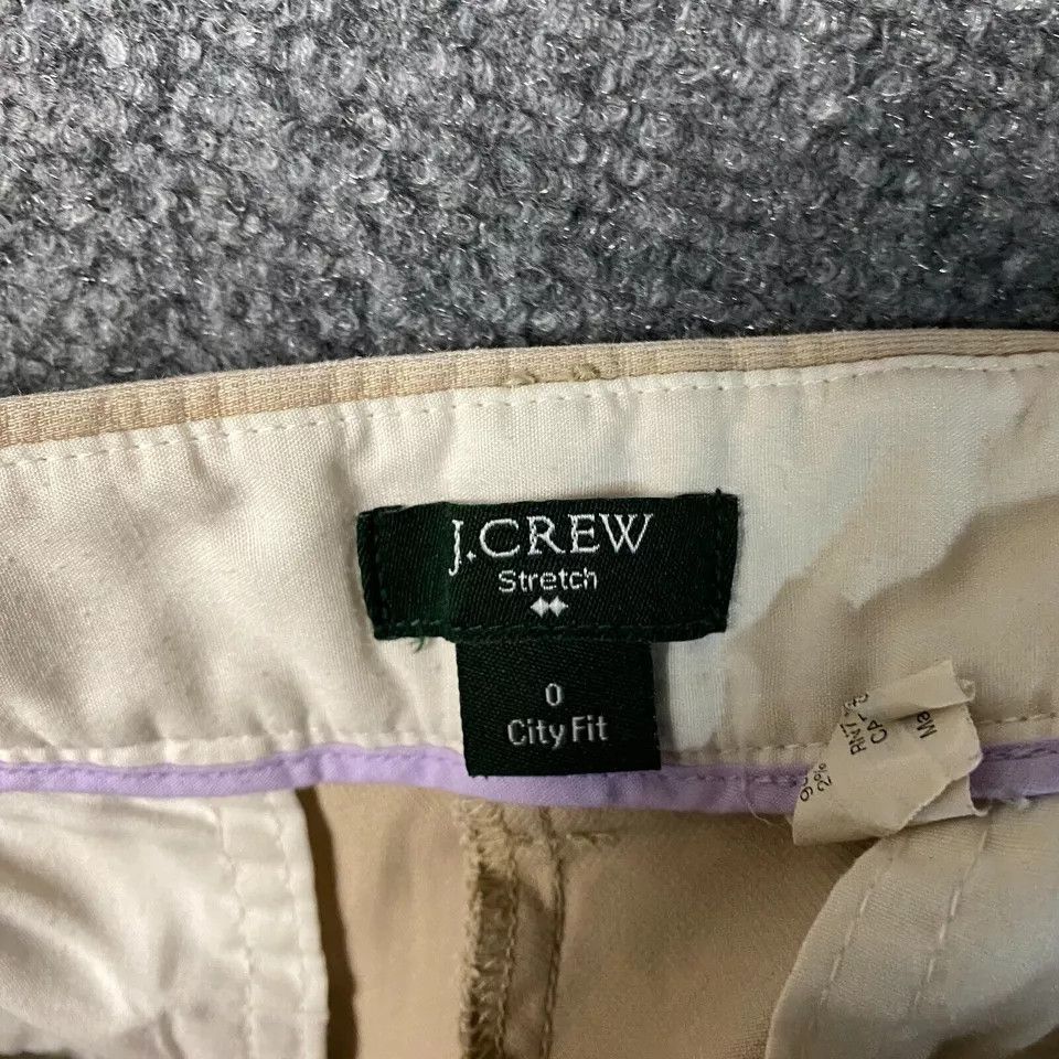 J.Crew J Crew City Pants Pants Women's Size 0 Khakis Cotton Blend Size 25" / US 0 / IT 36 - 6 Thumbnail