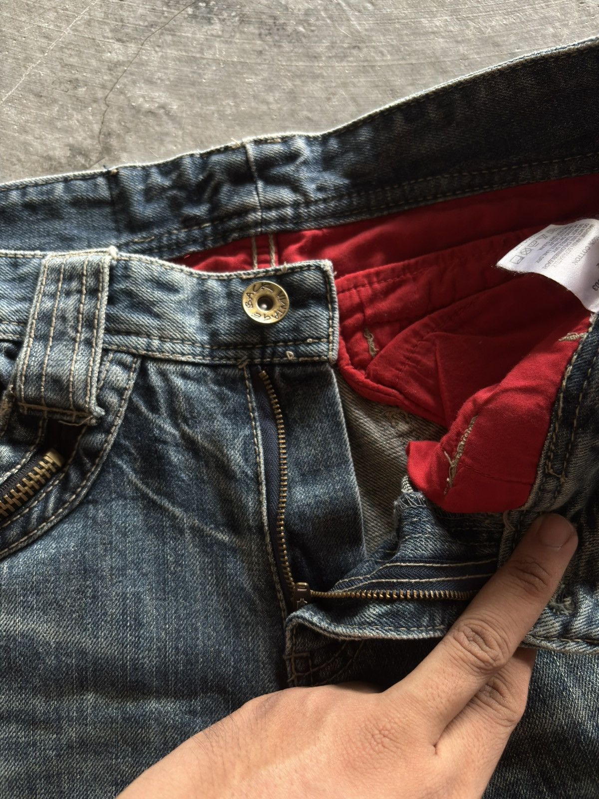 If Six Was Nine BACK VINTAGE japanese denim rusty washed punk grunge style Size US 32 / EU 48 - 4 Thumbnail