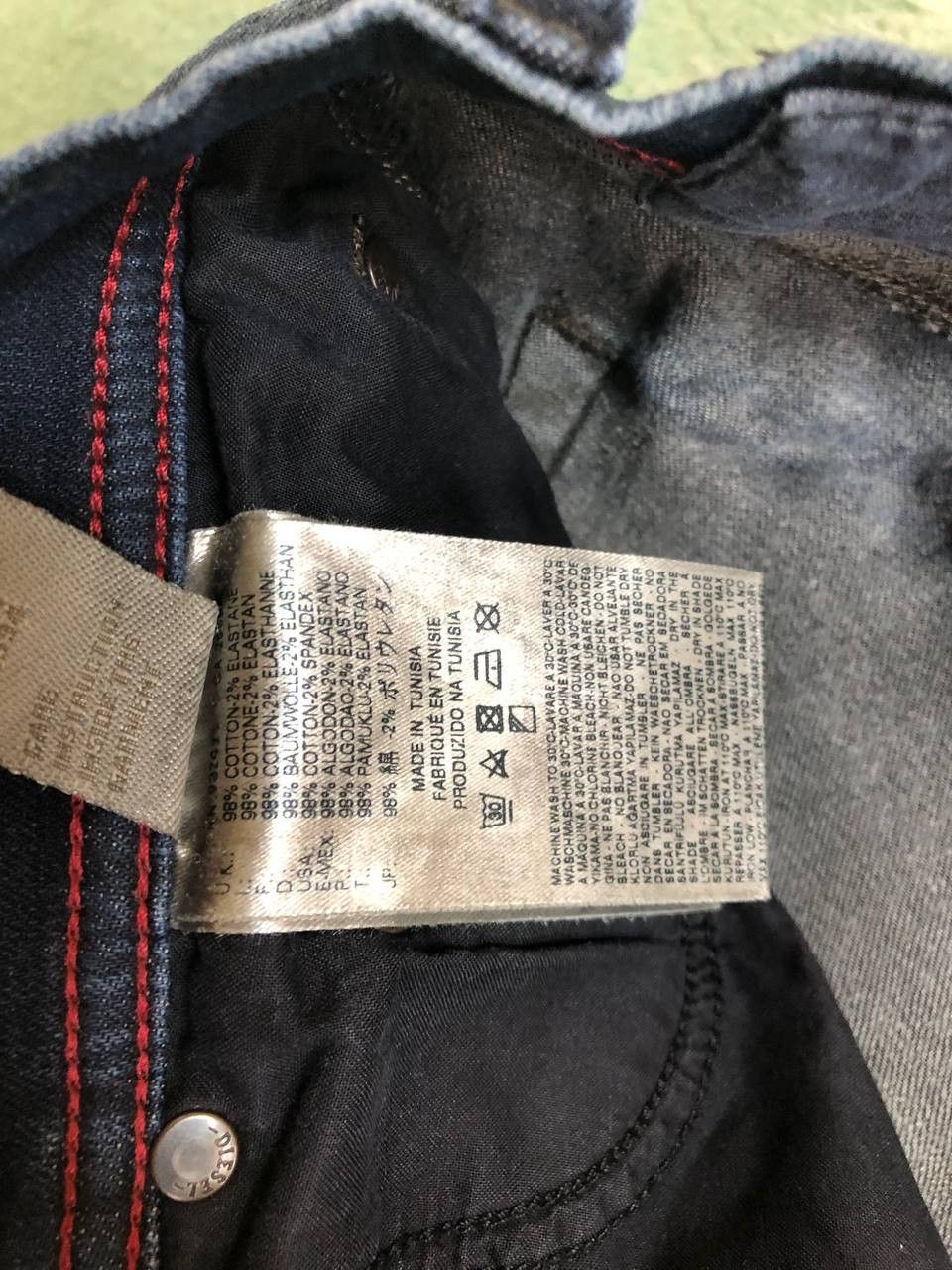 Diesel Diesel Jeans Skinny Fit Stretch Denim Button Fly Tepphar Size US 32 / EU 48 - 3 Thumbnail