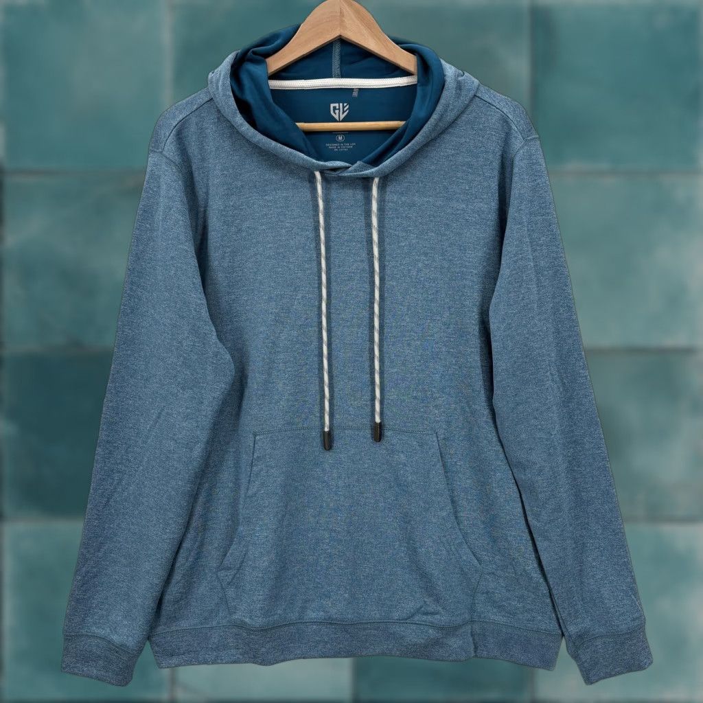 Vintage Graham Luxe Hoodie Mens Medium Blue Pullover Golf All Seasons Size US M / EU 48-50 / 2 - 1 Thumbnail