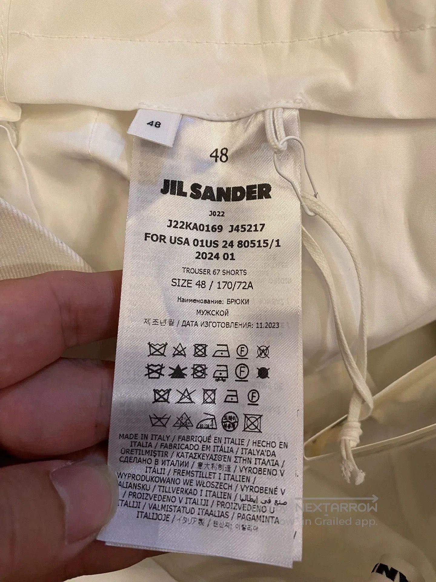 Jil Sander White Casual Shorts Size 32. Size US 32 / EU 48 - 5 Thumbnail