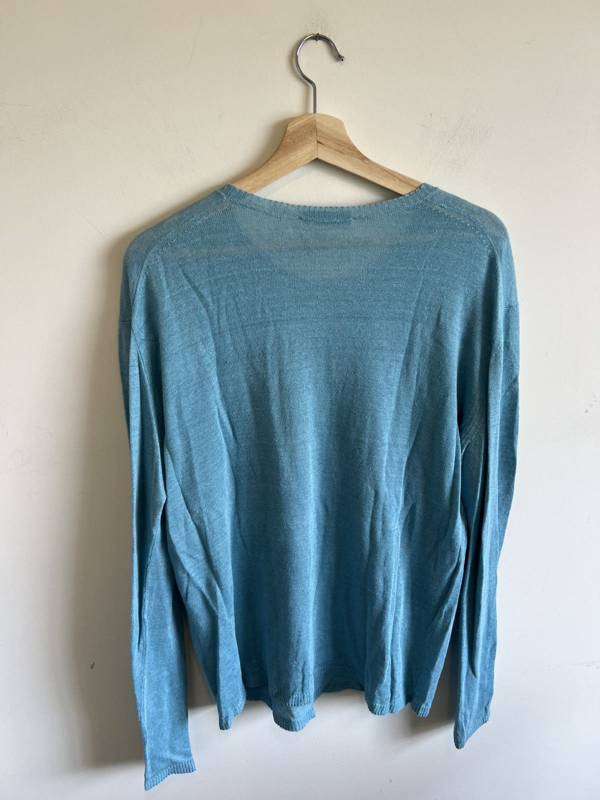 Etro Etro sweater jumper cashmere blue elegant pure L XL Size US XL / EU 56 / 4 - 4 Thumbnail