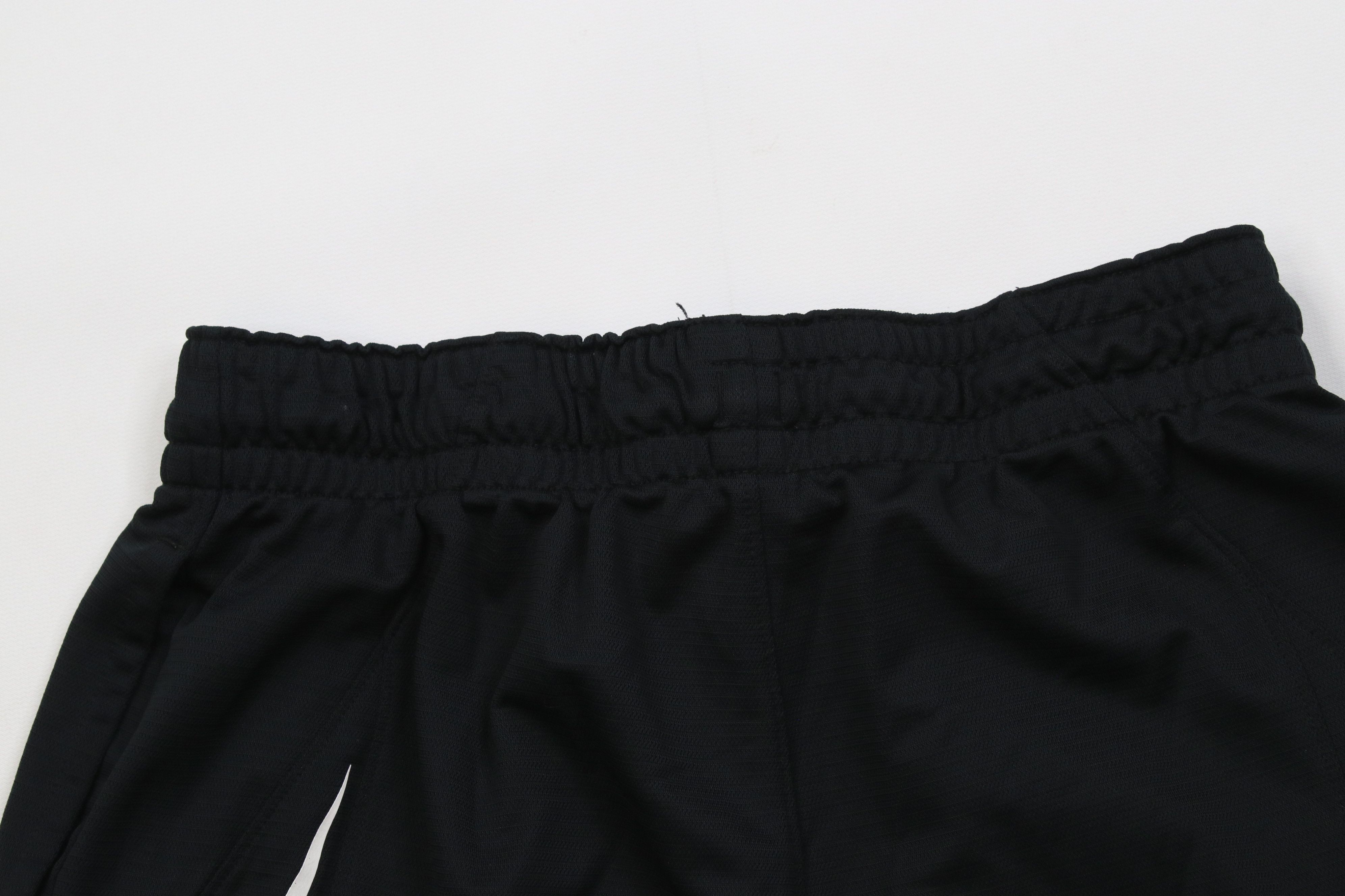 Nike Vintage Y2K Nike Swoosh Knit Gym Basketball Shorts Black Size US 32 / EU 48 - 10 Thumbnail