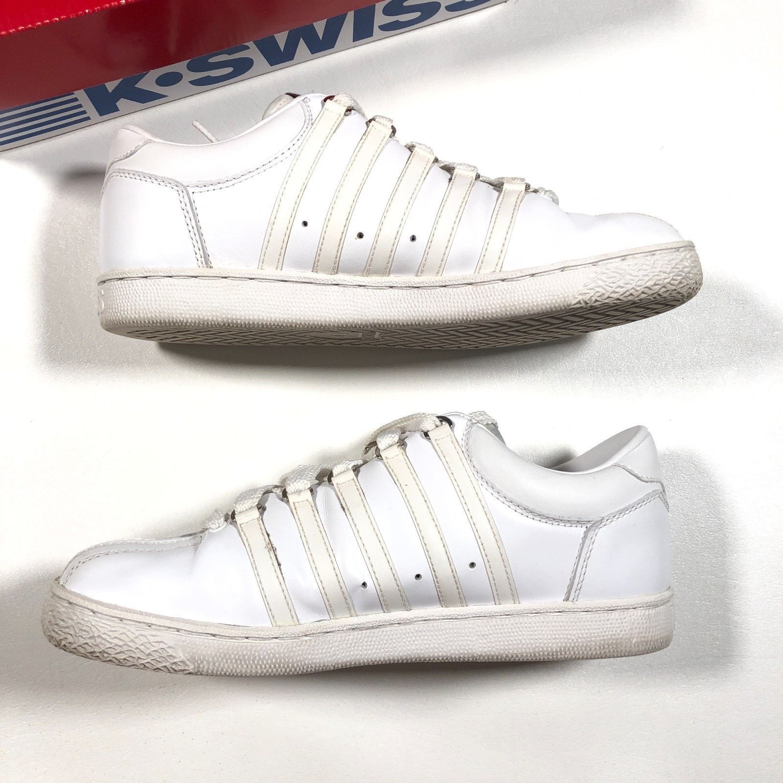 K-Swiss K-Swiss Classic Varsity Low Sneakers Shoes White size 6.5 S1 Size US 6.5 / EU 39-40 - 2 Thumbnail