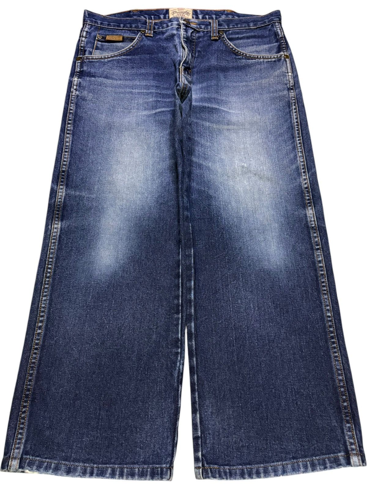 Wrangler Vintage Wrangler Blue Wash Loose Baggy Jeans Size US 34 / EU 50 - 1 Thumbnail