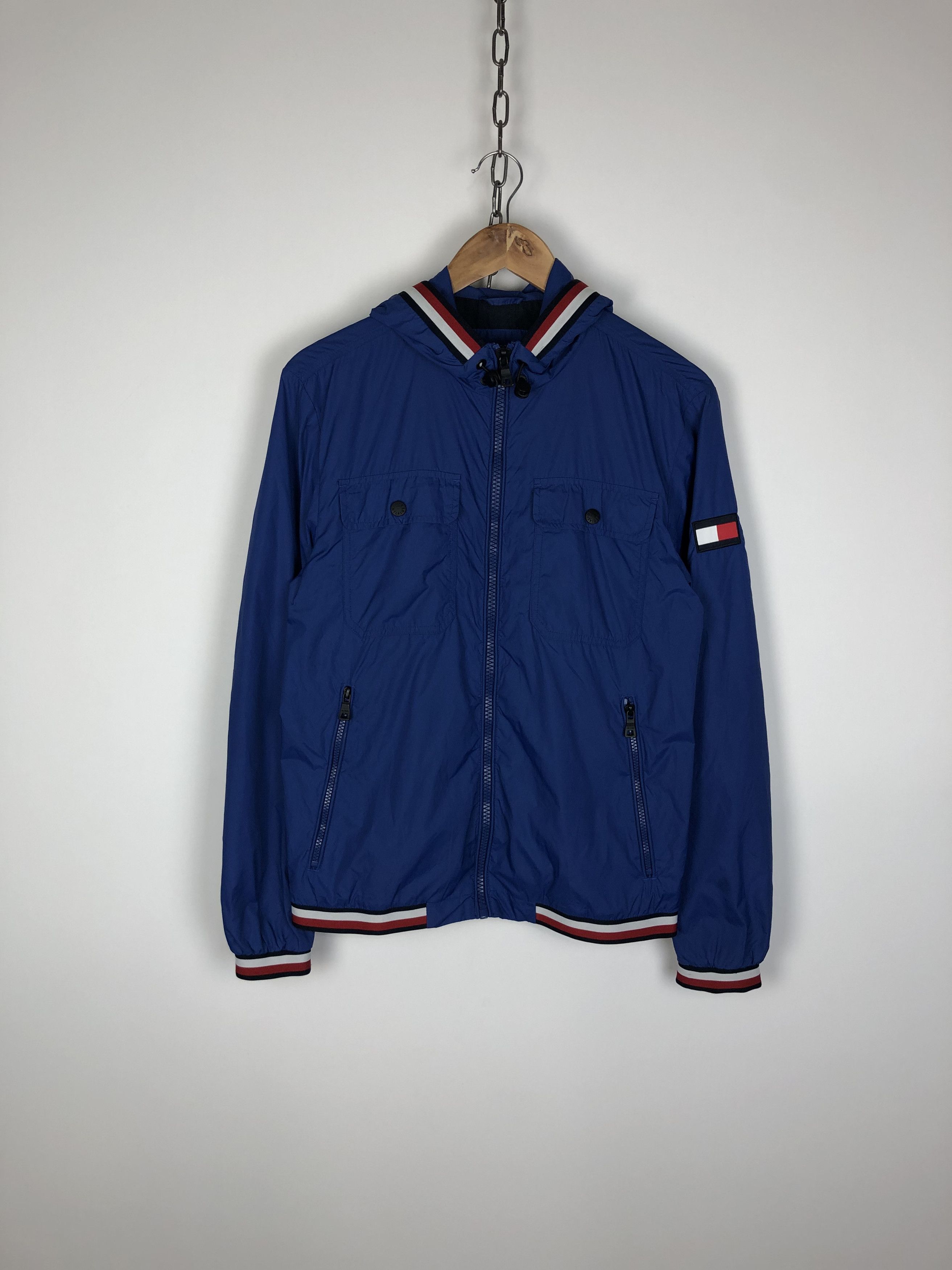 Tommy Hilfiger Tommy Hilfiger Zip Hooded Jacket Blue size S Size US S / EU 44-46 / 1 - 1 Thumbnail